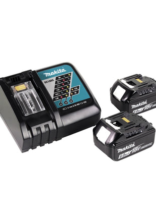 Makita DUB362RG Souffleur 2x18V + 2x Batteries 6,0Ah + Chargeur