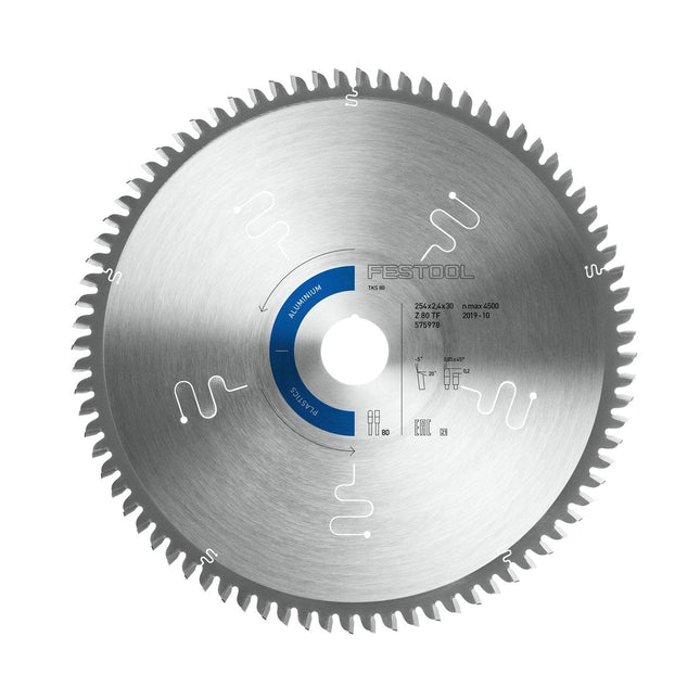 Festool Spezial Kreissägeblatt TF80 A 254 x 2,4 x 30 mm ( 575978 ) für TKS 80 Tischkreissäge - Toolbrothers
