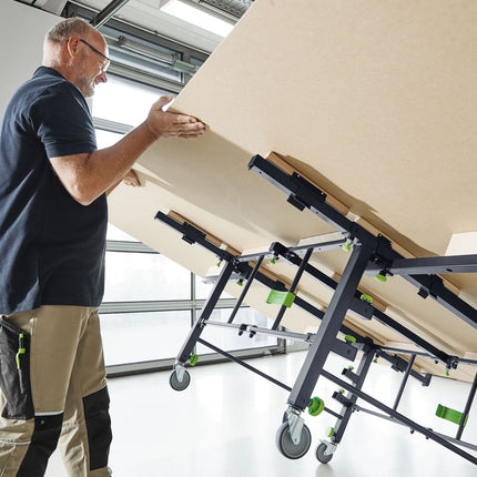 Festool STM 1800 Mobiler Säge- und Arbeitstisch ( 205183 ) zur Bearbeitung großer Plattenmaterialien