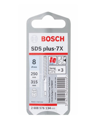 Bosch Hammerbohrer SDS-plus 7X Bohrer 8x250x315mm Carbide ( 2608576134 ) PGM zertifiziert