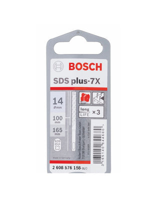 Bosch Hammerbohrer SDS-plus 7X Bohrer 14x100x165mm Carbide ( 2608576158 ) PGM zertifiziert