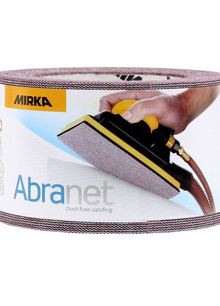 Mirka ABRANET 2x Schleifpapier Rolle 75mm x 10m P240 Schleifrolle Klett ( 2x 545BI001253R )