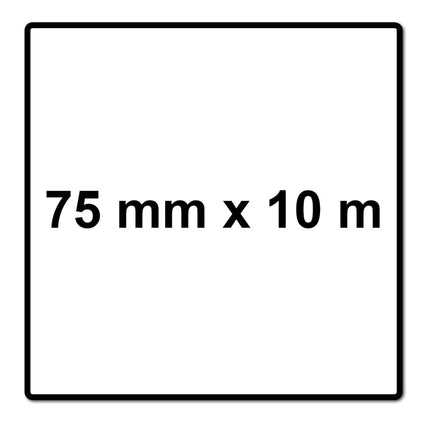 Mirka ABRANET 2x Schleifpapier Rolle 75mm x 10m P240 Schleifrolle Klett ( 2x 545BI001253R )