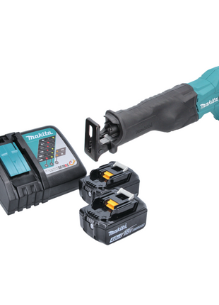 Makita DJR 186 RM Akku Reciprosäge Säbelsäge 18 V + 2x Akku 4,0 Ah + Ladegerät - Toolbrothers