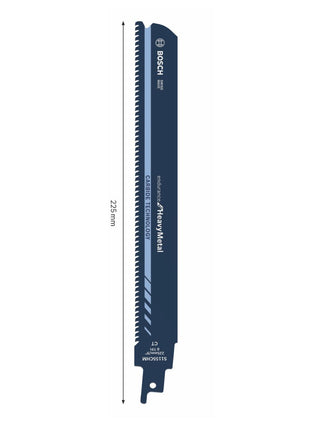 Hoja de sierra de sable Bosch S 1155 CHM Endurance for Heavy Metal 8tpi 225x25x1,25mm (2608653182) vida extra larga