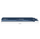 Bosch S 1155 EHM Lame de scie sabre Endurance for Heavy Metal - 225x25x1,25mm, durée de vie extra longue (2608653182)