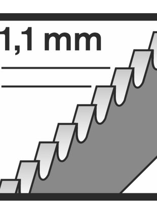 Bosch T 118 AHM 3x Stichsägeblatt Endurance for Stainless Steel 83/1,1mm ( 2608630663 ) Long Life