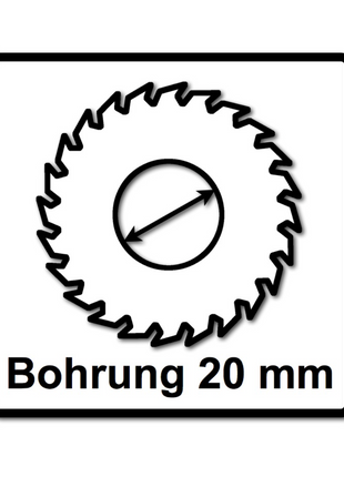 Bosch Kreissägeblatt Standard for Wood 165 x 20 x 1,5 mm 48Z ( 2608837687 )