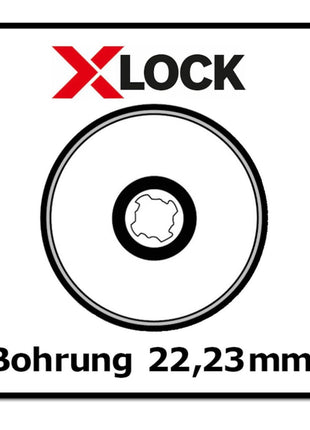 Bosch Fächerschleifscheibe X571 X-LOCK Best for Metal 125x22,23mm K80 ( 2608619211 ) gerade Ausführung - Toolbrothers