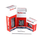 Fischer Power-Fast II FPF II Spanplattenschraube 6,0x80 mm 200 Stück ( 670486 ) Senkkopf mitTorx Teilgewinde galvanisch verzinkt, blau passiviert