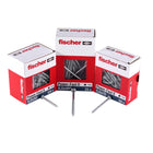 Fischer Power-Fast II FPF II Spanplattenschraube 4,5x20 mm 200 Stück ( 670328 ) Pan Head mit Torx Vollgewinde galvanisch verzinkt, blau passiviert