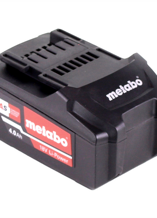 Metabo Set de batterie : 2x Batteries Li-Power 4,0 Ah 18 V CAS Li-Ion - indicateur de capacité de charge (2x 625591000)