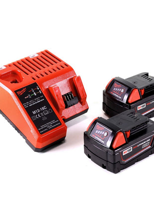 Milwaukee M18NRG-302 Akku Starter Set 18V mit 2x M18 BX B3 Akku 3,0Ah + M12-18C Ladegerät