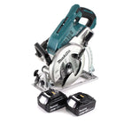 Makita DRS 780 G Akku Handkreissäge 36V ( 2x18V ) 185 mm Brushless + 2x Akku 6,0Ah - ohne Ladegerät - Toolbrothers