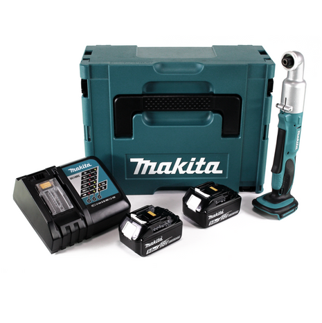 Makita DTL 061 RTJ Meuleuse à chocs angulaire sans fil 18V 1/4" 60Nm + 2x Batterie 5.0Ah + Chargeur + Makpac