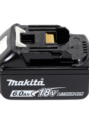 Makita DTL 061 G1J Meuleuse à chocs angulaire sans fil 18V 1/4" 60Nm + 1x Batterie 6.0Ah + Coffret Makpac - sans chargeur