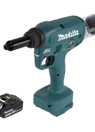 Makita DRV 250 G1 Akku Blindnietsetzgerät 18V 20kN Brushless + 1x Akku 6,0Ah - ohne Ladegerät