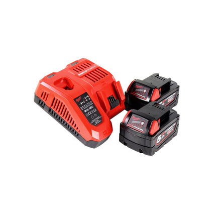Milwaukee M18 BMT-502 Akku Multifunktionswerkzeug 18 V + 2x Akku 5,0 Ah + Ladegerät