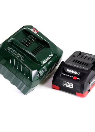 Metabo MKS 18 LTX 58 scie circulaire à métaux sur batterie 18V 165 mm (600771840) + 1x batterie 4,0Ah + chargeur + MetaLoc