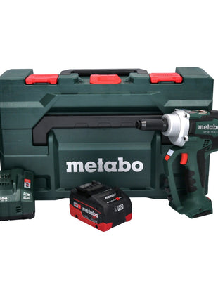 Metabo NP 18 LTX BL 5.0 Akku Blindnietpistole 18 V 10 kN Brushless + 1x Akku 5,5 Ah + Ladegerät + metaBOX