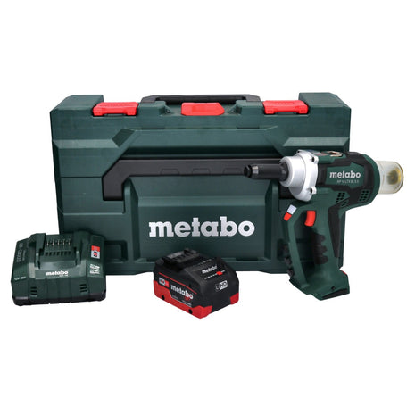 Metabo NP 18 LTX BL 5.0 Akku Blindnietpistole 18 V 10 kN Brushless + 1x Akku 5,5 Ah + Ladegerät + metaBOX