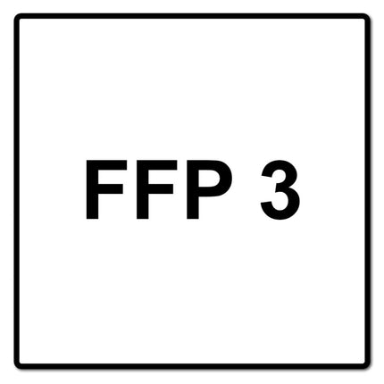 FFP3 Atemschutzmaske 4-Schichten 50Stk. EN149 2001 A1:2009