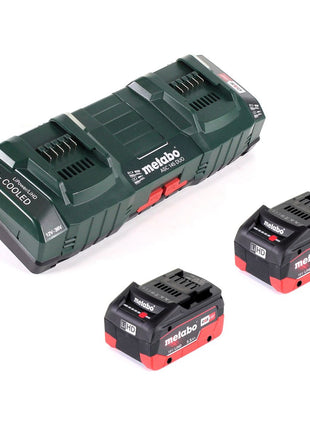 Metabo Basis Set mit 2x Akku LIHD 5,5Ah + ASC 145 DUO Doppelladegerät - Toolbrothers