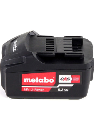 Set básico Metabo con 2 baterías Li-Power 5,2Ah + cargador doble ASC 145 DUO