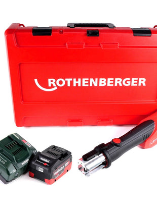 Rothenberger ROMAX 4000 CAS Akku Pressmaschine 18 V 34 kN + 1x Akku 5,5 Ah + Ladegerät + Koffer