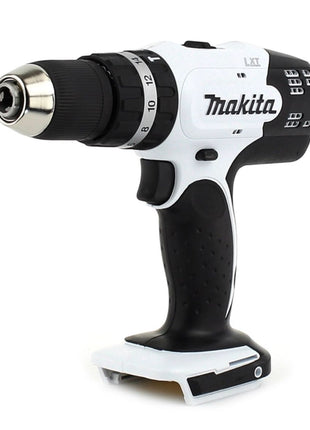 Makita DHP 453 STTK W Perceuse-visseuse à percussion sans fil 18V 42Nm + 1x Batterie 5,0Ah + Chargeur + 100x pièces Ensemble foret + Coffret de transport