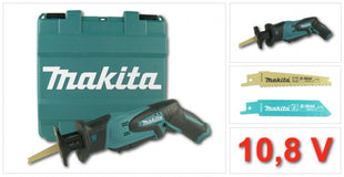 MAKITA JR 102 D 10,8 V Akku-Reciprosäge SOLO inkl. WERKZEUGKOFFER & Sägeblätter - OHNE AKKU & LADER - Toolbrothers