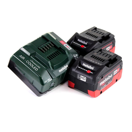 GRATIS 3 Jahre Full Service Rundum Schutz Metabo MKS 18 LTX 58 Akku Metall Handkreissäge 18V 165 mm + 2x Akku 5,5Ah + Ladegerät + MetaLoc