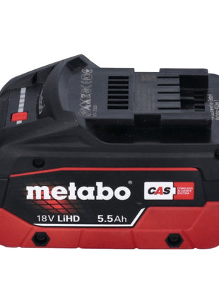 Metabo SSW 18 LTX 400 BL akumulatorowy klucz udarowy 18 V 400 Nm 1/2" bezszczotkowy + 1x akumulator 5,5 Ah + metaBOX - bez ładowarki