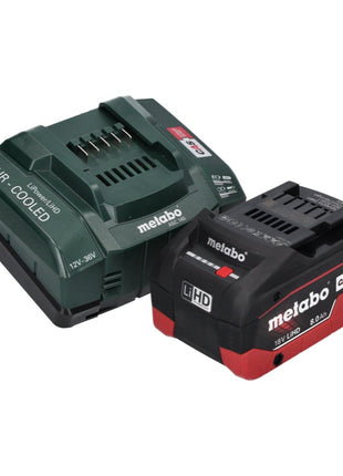 Metabo SSW 18 LTX 400 BL akumulatorowy klucz udarowy 18 V 400 Nm 1/2" bezszczotkowy + 1x akumulator 8,0 Ah + ładowarka + metaBOX