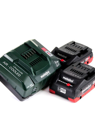 Metabo SSW 18 LTX 600 Atornillador de impacto a batería 18 V 600 Nm 1/2" + 2x batería LiHD 4,0 Ah + cargador + MetaLoc