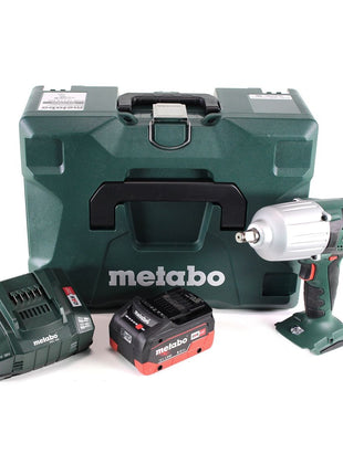 Metabo SSW 18 LTX 600 Atornillador de impacto a batería 18 V 600 Nm 1/2" + 1x batería LiHD 8,0 Ah + cargador + MetaLoc