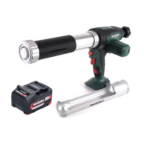 Pistola de cartuchos de batería Metabo KPA 18 LTX 400 18 V + 1x batería 4,0 Ah - sin cargador