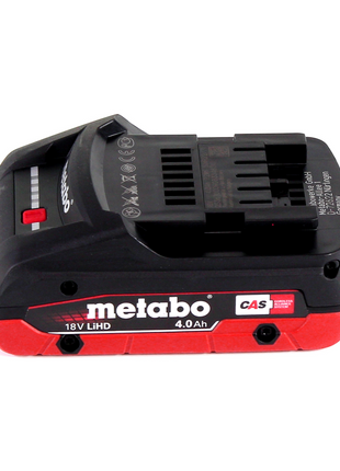 Pistola de cartuchos a batería Metabo KPA 18 LTX 400 18 V + 1x batería LiHD 4,0 Ah + cargador