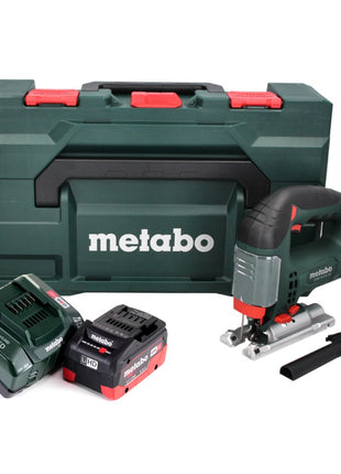 Sierra de calar a batería Metabo STAB 18 LTX 100 18 V + 1x batería LiHD 5,5 Ah + cargador + MetaBOX