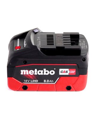 Sierra de calar a batería Metabo STAB 18 LTX 100 18 V + 1x batería LiHD 8,0 Ah + MetaBOX - sin cargador