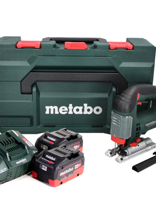 Sierra de calar a batería Metabo STAB 18 LTX 100 18 V + 2x batería LiHD 8,0 Ah + cargador + MetaBOX