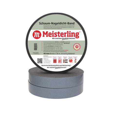 Meisterling Schaum Nageldicht Band 3 mm x 45 mm x 30 m ( 006040000040 )