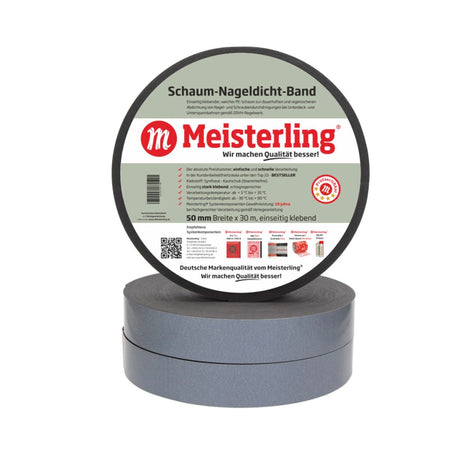 Meisterling Schaum Nageldicht Band 3 mm x 50 mm x 30 m ( 006040000050 )