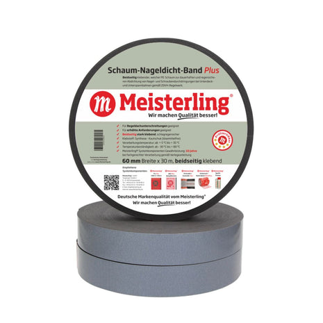 Meisterling Schaum Nageldicht Band Plus 3 mm x 60 mm x 30 m ( 006050000110 )