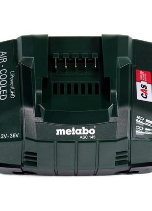 Metabo Power 160-5 18 LTX BL OF compresor de batería 18 V 8,0 bar sin escobillas + 1x batería LiHD 4,0 Ah + cargador