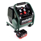 Metabo Power 160-5 18 LTX BL OF compresor de batería 18 V 8,0 bar sin escobillas + 1x batería LiHD 5,5 Ah - sin cargador