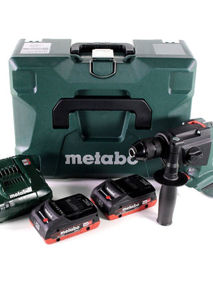 Metabo SBE 18 LTX taladro percutor a batería 18 V 24 Nm + 2x batería LiHD 4,0 Ah + cargador + MetaLoc