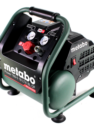 Metabo Power 160-5 18 LTX BL OF Compresseur sans fil 18 V, 8,0 bar, Brushless, solo - sans batterie, sans chargeur (601521850)