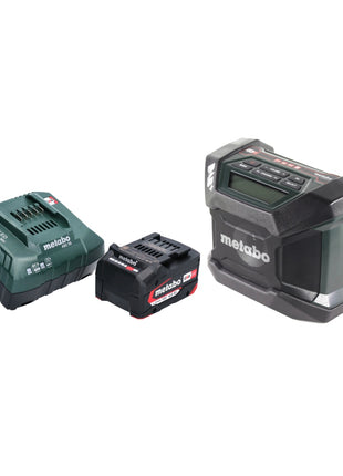 Metabo R 12-18 DAB+ BT radio de obra con batería 12-18 V DAB+ + 1x batería 4,0 Ah + cargador