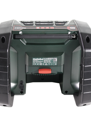 Metabo R 12-18 DAB+ BT radio de obra con batería 12-18 V DAB+ + 1x batería LiHD 4,0 Ah - sin cargador